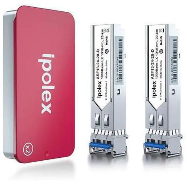 Main image of 1000Base-LX/LH SFP Transceiver, Gigabit Single Mode SFP Module, 1G SFP to LC Fiber Mini-GBIC for Cisco, Ubiquiti UF-SM-1G, Unifi UACC-OM-SM-1G-S, Mikrotik, Intel, (SMF, 1310nm, 20km) 2-Pack