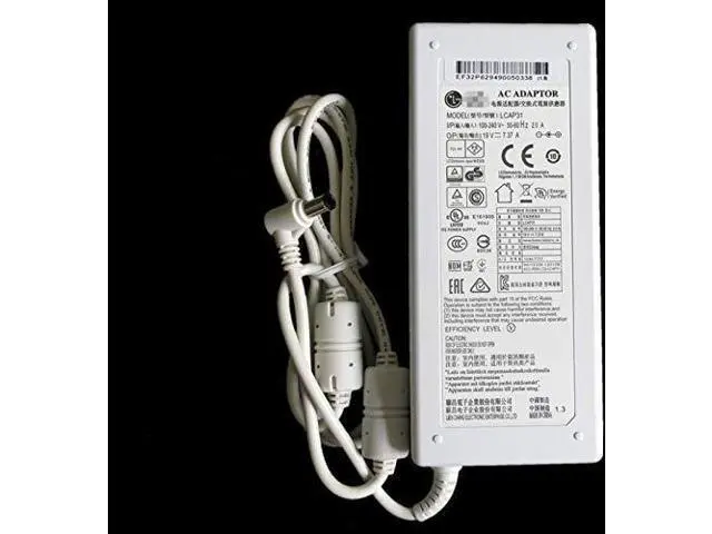 Alt view image 2 of 2 - 19V 7.37A 140W LCAP31 ac Power Adapter Charger Compatible with LG V220 V325 V720 V960 XPION 29V940 34UC97C 34UM94 All-in-one pc