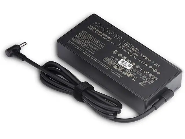 Alt view image 3 of 5 - Original 180W Fit for Asus ROG Zephyrus G14 G15 GA502 GA401 Asus TUF Gaming A15-FA506 A17-FA706 ASUS zenbook pro14 20V 9A AC Adapter 6.0x3.7mm ADP-180TB H ASUS 180W Charger