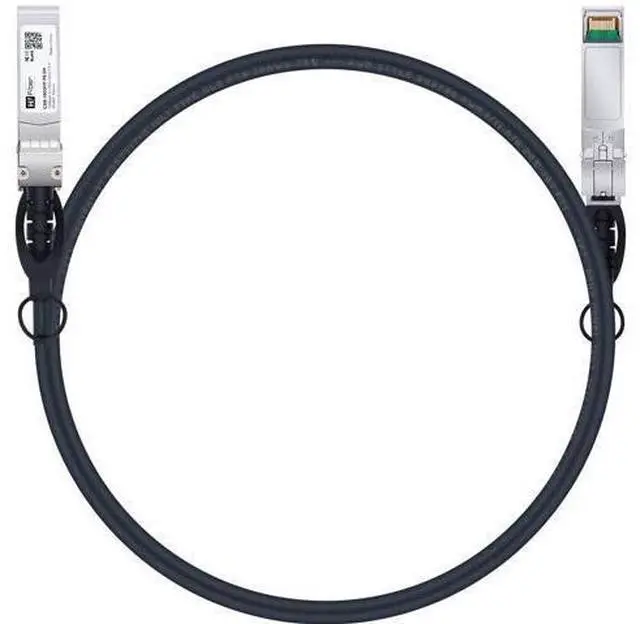Main image of H!Fiber SFP+ Cable, 10G SFP+ DAC, 2M(6.6ft), Passive Direct Attach Copper Twinax Cable for Cisco SFP-H10GB-CU2M, Ubiquiti UniFi UC-DAC-SFP+, Meraki, Mikrotik, Intel, Fortinet, Netgear and More