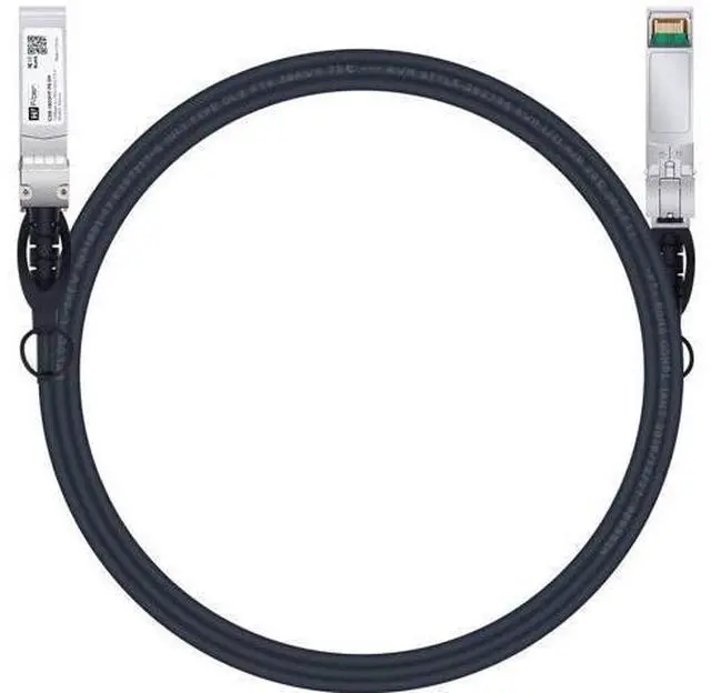 Main image of H!Fiber 1.25G SFP Cable, SFP DAC, 3-Meter(9.8ft), 1GBASE-CU Passive Direct Attach Copper Twinax Cable for Cisco SFP-H1GB-CU3M, Meraki, Ubiquiti,UniFi,Mikrotik, Fortinet, Netgear, D-Link and More