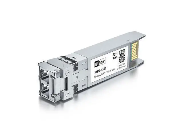 Alt view image 2 of 7 - H!Fiber 10G Single Mode SFP+ LC Module, 10GBase-LR Fiber Transceiver for Cisco SFP-10G-LR, Meraki MA-SFP-10GB-LR, Ubiquiti UniFi UF-SM-10G, Mikrotik, Netgear,D-Link,TP-Link (SMF,1310nm,10km,DDM)