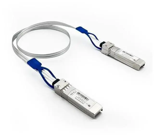 Main image of H!Fiber Foldable 25G SFP+ Cable, 0.3m (0.98ft) SFP28 DAC, 3M Assembly, Passive Direct Attach Copper Twinax Cable, Compatible with Cisco, Ubiquiti, for Data Center Switch Connections in 24U Rack