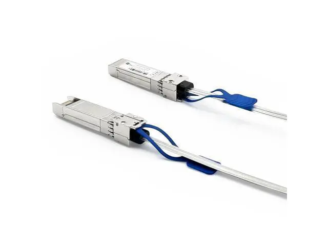 Alt view image 3 of 4 - H!Fiber Foldable 25G SFP+ Cable, 0.3m (0.98ft) SFP28 DAC, 3M Assembly, Passive Direct Attach Copper Twinax Cable, Compatible with Cisco, Ubiquiti, for Data Center Switch Connections in 24U Rack