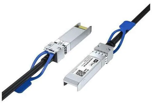 Main image of H!Fiber 25G SFP28 SFP+ DAC Cable, 25GBASE-CR, 25Gb/s SFP28 to SFP28 Passive Direct Attach Copper Twinax Cable for Cisco SFP-H25GB-CU2M, 2 Meter (6.6ft), SFF-8402 Compliant