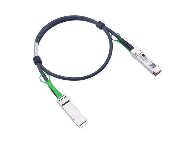 Alt view image 2 of 7 - H!Fiber 40Gb QSFP+ DAC Cable, 40GBASE-CR4, QSFP+ to QSFP+ Passive Direct Attach Copper Twinax Cable for Cisco QSFP-H40G-CU30CM, Meraki MA-CBL-40G-30CM, Mikrotik, 0.3 Meter (0.98 ft)