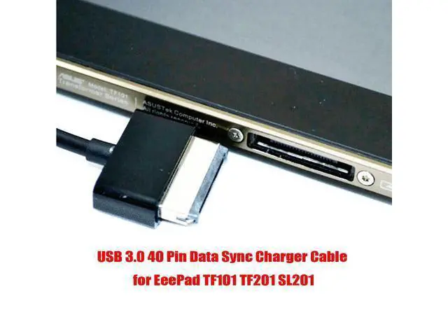 Alt view image 2 of 6 - USB 3.0 40 Pin Data Sync Charger Cable for EeePad TF101 TF201 SL201