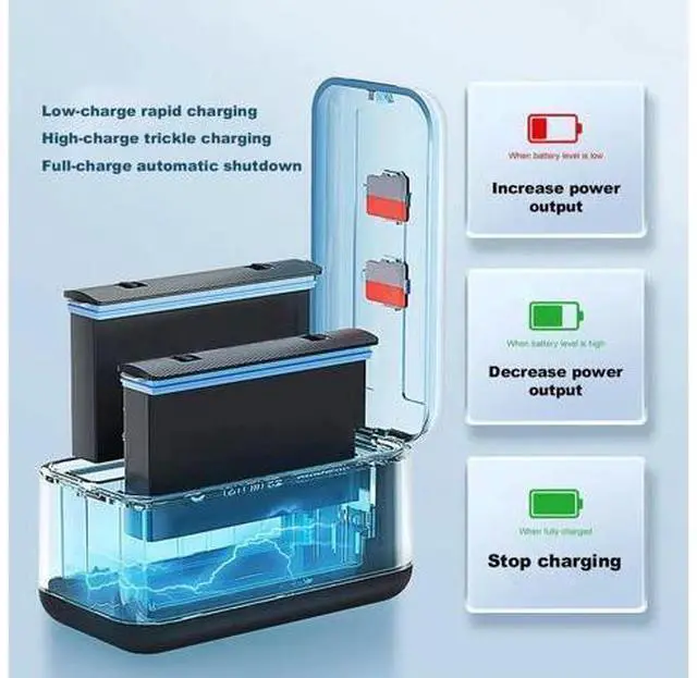 Alt view image 3 of 3 - Camera Charging Case For X4 Air Charger Case Pocket Charger Box for Cameras Accessories
