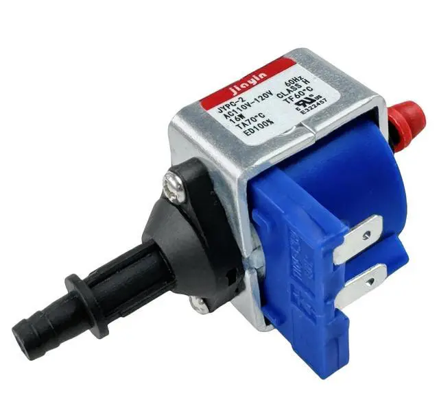 Alt view image 5 of 7 - Jiayin JYPC-2 Electromagnetic Solenoid Water Pump 90cc/min, compatible with Electric iron, steam mop/garment steamer/coffee machine, etc, AC 110V - 120V 60Hz 16W
