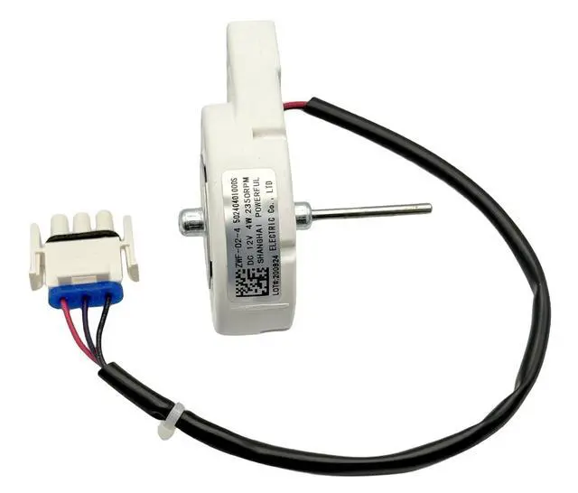 Alt view image 5 of 7 - ZWF-02-4 50240401000S Refrigerator Fan Motor for Midea Ronshen Hisense Meiling Refrigerator Freezer, DC12V 4 Watts Fan Motor