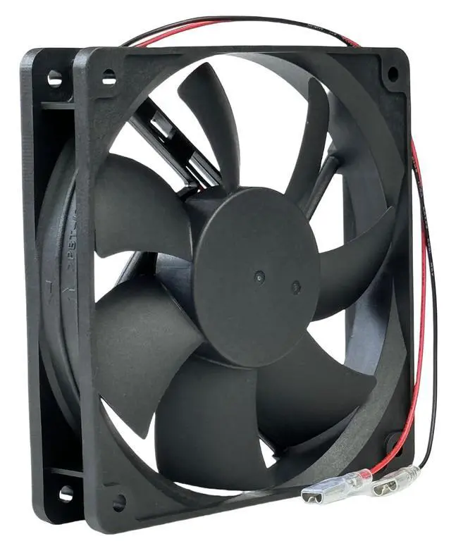 Alt view image 2 of 7 - for COSTECH D12A04LWSZC0 Cooling Fan, 12V 0.24A 12025 120x120x25mm 2-Wire Cooling Fan