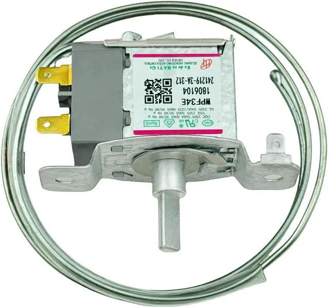 Alt view image 4 of 6 - WPF-34E WPF34E Temperature Control Thermostat, 2-Pins Sensor Probe Refrigerator Thermostat, fit for Hisense Refrigerator Parts WPF34E 1806104, Freezer Temperature Control