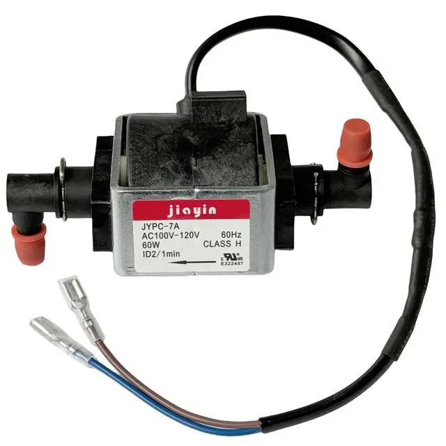 Alt view image 3 of 7 - JYPC-7A AC100V - 120V 60W Water Electromagnetic Solenoid Water Pump, 2400ccmin 2bar 60Hz ID2/min 45dB Solenoid Water Liquid Pump-2 year warranty