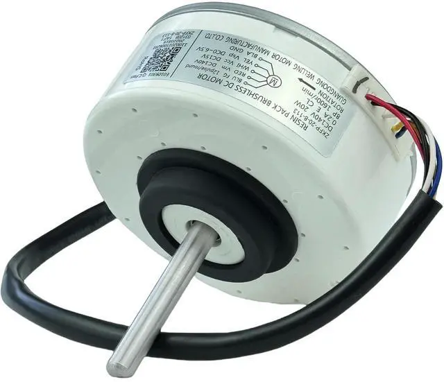 Alt view image 4 of 7 - Air Conditioning Motor ZKFP-20-8-113, Brushless DC Motor fit for Midea Conditioner, DC140V 20W 1600r/min CCW Air Conditioning DC Indoor Motor Fan