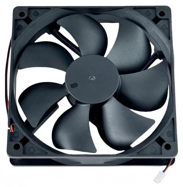 Alt view image 4 of 7 - TD1225LS Cooling Fan, DC12V 0.18A 120x120x25mm 2-Wire DC BRUSHLESS Fan TD1225LS
