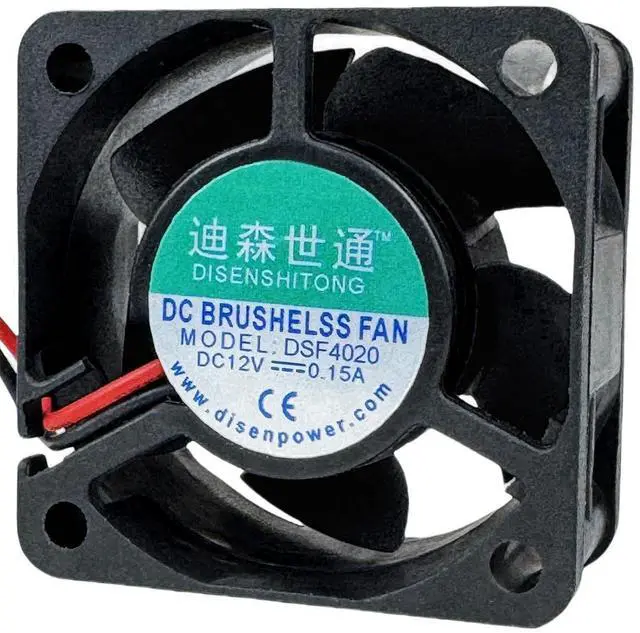 Main image of DC Brushless Cooling Fan DSF4020 DC12V 0.15A 2Pin 4CM 40×40×20mm