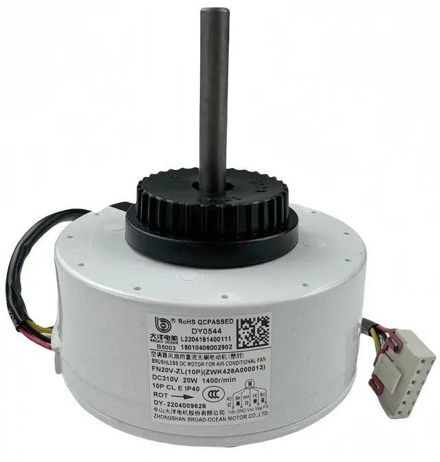 Alt view image 7 of 7 - Air Conditioner Motor FN20V-ZL (ZWK428A000013) DC310V Brushless DC Motor for GREE Central air Conditioner,20W 1400r/min DC Fan Motor 3 Years Warranty
