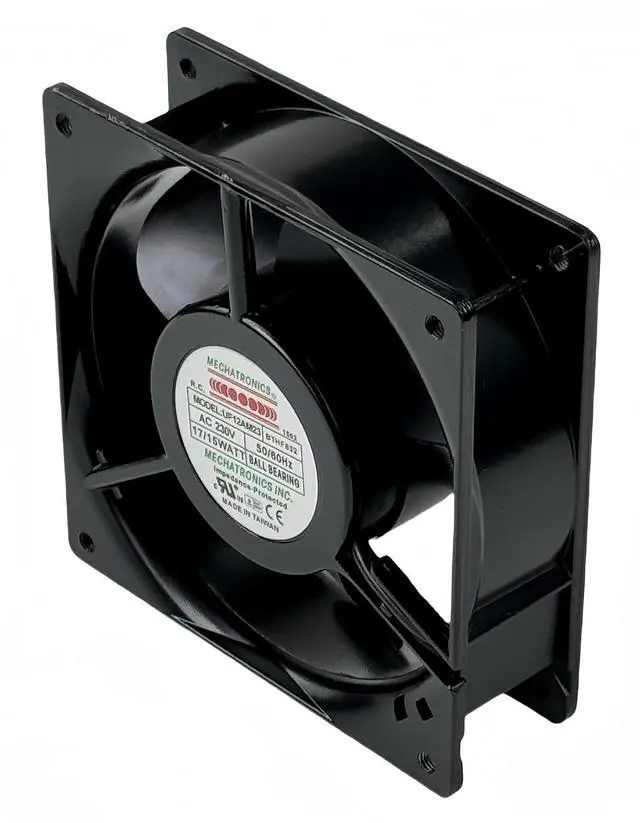 Alt view image 5 of 7 - for Mechatronics Cooling Fan UF12AM23-BTHR-F832 120x120x38mm AC230V 17/15W High Speed Fan 50/60Hz