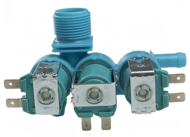 Alt view image 3 of 7 - DC62-00266G Washer Water Inlet Valve Assembly Compatible with Samsung Washing Machine, Replaces AP5966622, PS11719652 Solenoid Valve. 110V/127V 50/60Hz