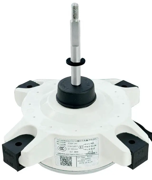 Alt view image 7 of 7 - RDN-310-35-8A/B Air Conditioner Fan Motor Brushless DC Motor DC310V 24W 0.11A 900r/min Compatible for AUX Air ConditionerExternal Fan Motor Replacement