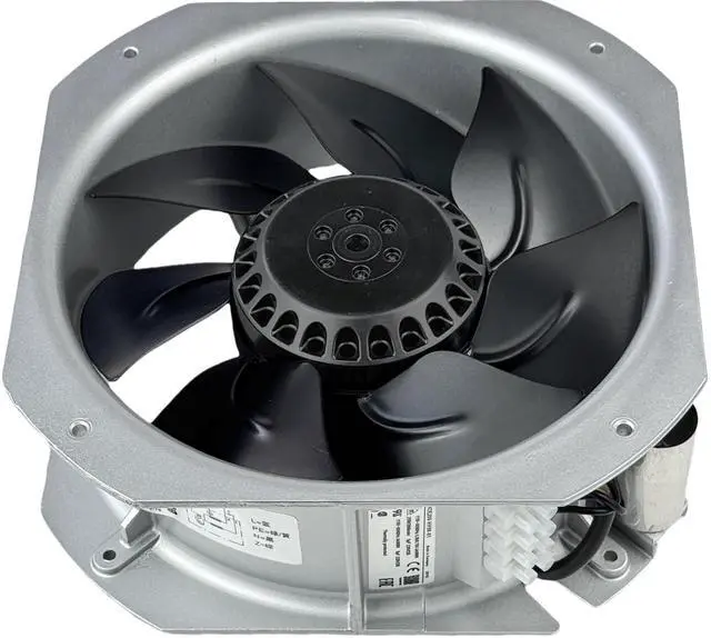 Alt view image 6 of 7 - for EBM-PAPST W2E200-HH86-01 Cooling Fan, 115V 80W 0.58-0.70A 50/60Hz axial Flow Fan, 5uF 220VDB 225×225×80mm Fan
