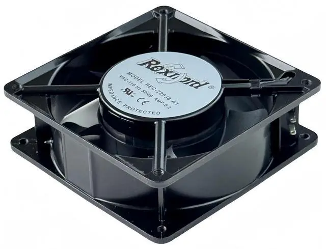 Alt view image 5 of 7 - for REC-22038A1 Cooling Fan VAC 110V 50/60HZ 0.2A 120×120×38mm 12038 AC AXIAL Fan REC-22038 A1