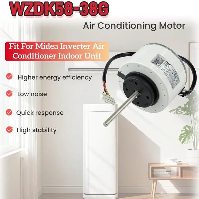 Alt view image 3 of 7 - Air Conditioning Motor WZDK58-38G SIC-55CVL-F159-1 DC Brushless Motor, 310V 58W 1350r/min CCW Inverter Air Conditioner Brushless DC Motor for air Conditioner