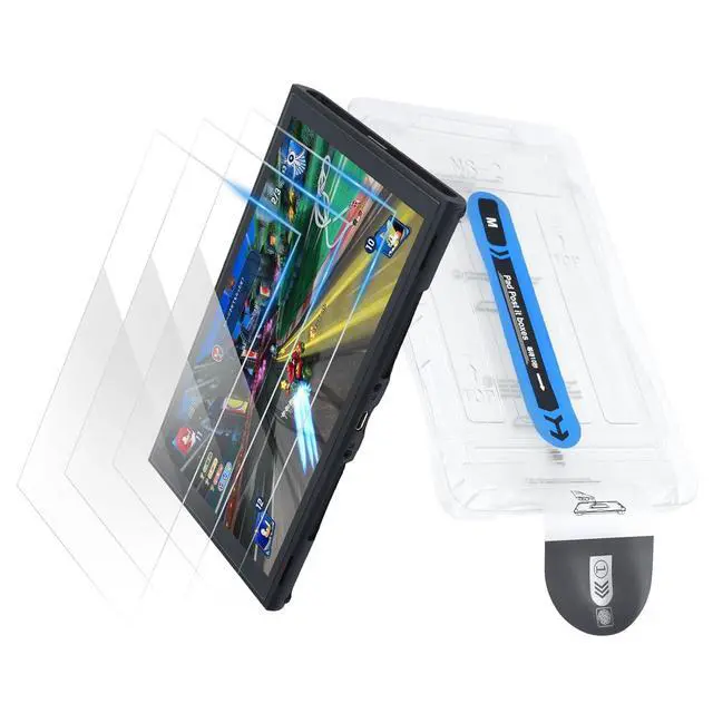 Alt view image 7 of 7 - ELUTENG 3 Pack for Nintendo Switch 2 Screen Protector with Installation Tools 9H Hardness Switch 2 Tempered Glass Bubble-Free Anti-Fingerprint High Definition NS2 Protector for Nintendo Switch 2