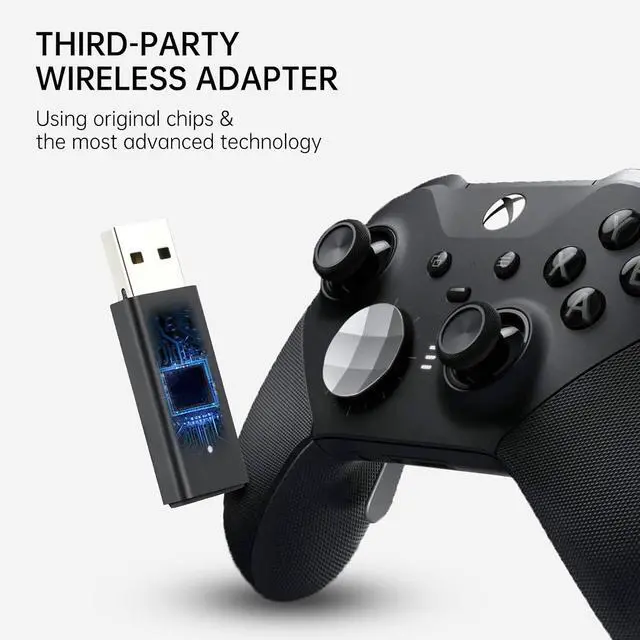 Alt view image 4 of 7 - ELUTENG Xbox Adapter for PC Xbox Wireless Adapters Bluetooth 5.0 Xbox Controller Wireless Adapter Dongle, Elite|Elite Series 2, Xbox Series X|S Controller