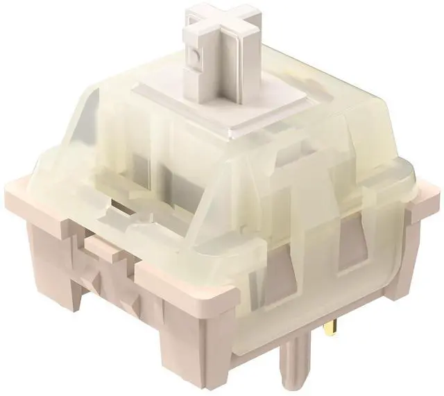 Main image of ELUTENG Brown Mechanical Keyboard Switches 100 Pieces 48gf Tactile Switches for Gaming Mechanical Keyboards 5 Pins POM Stem Pre Lubed Key Switches Compatible with MX Keyboard