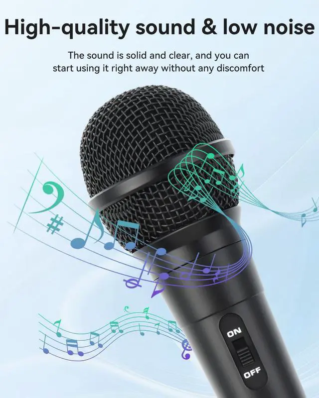 Alt view image 4 of 6 - ELUTENG Wired USB Microphone 9.8FT, Compatible with Sony PS2, PS3, PS4, PS5, Nintendo Switch, Wii, Wii U, Microsoft Xbox 360, Xbox One, and PC PlatformsSuitable for Games Like Rock Band, Let's Sing
