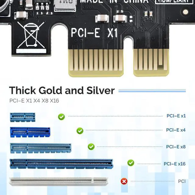 Alt view image 2 of 7 - ELUTENG PCIE USB 3.0 Card 7 Ports PCI Expree to USB Expansion Card Super Speed 5Gbps PCI-e USB3 Hub Controller Adapter for Windows 11/10/8/7/XP/Vista