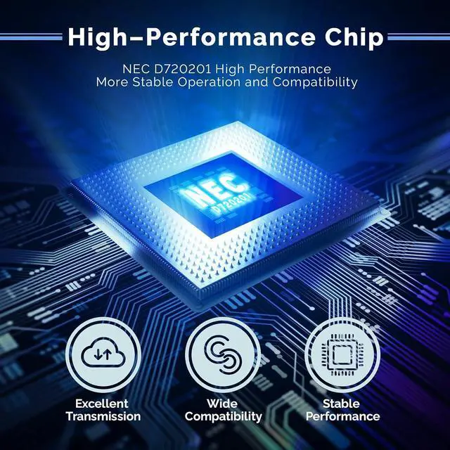 Alt view image 4 of 7 - ELUTENG PCIE USB 3.0 Card 7 Ports PCI Expree to USB Expansion Card Super Speed 5Gbps PCI-e USB3 Hub Controller Adapter for Windows 11/10/8/7/XP/Vista