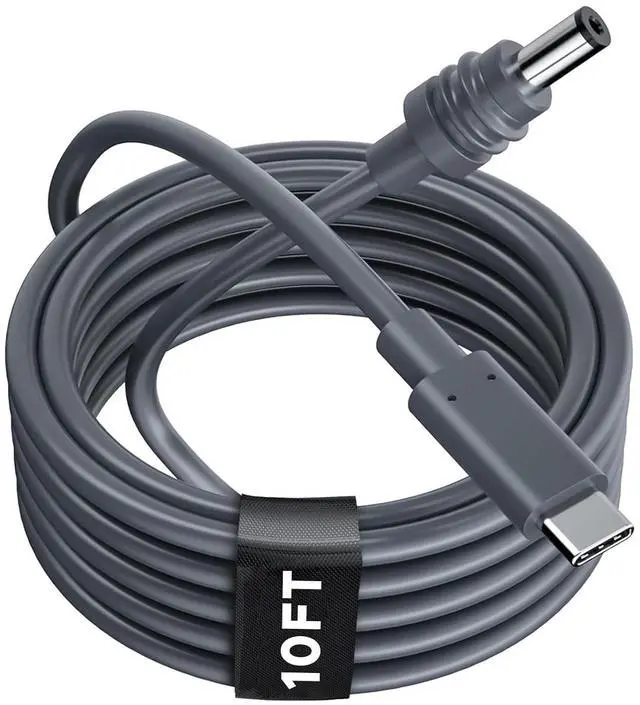 Main image of ELUTENG Starlink Mini Power Cable 10Ft Max 100W Input USB C to DC Cord Waterproof USB Type C to DC Cable 18AWG Starlink Mini Accessories Compatible with 65W PD & 28V PPS 20V Protocols 3M/10Ft