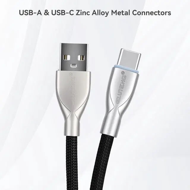 Alt view image 2 of 7 - ELUTENG Mix Coiled Keyboard Cable 8k 5ft USB C to USB A Detachable Aviator Coiled Cables 5-Pin Durable Braided 1.5m USB-C Spring Cord for Mechanical Gaming Keyboard, Laptop, Notebook, Desktop Setup