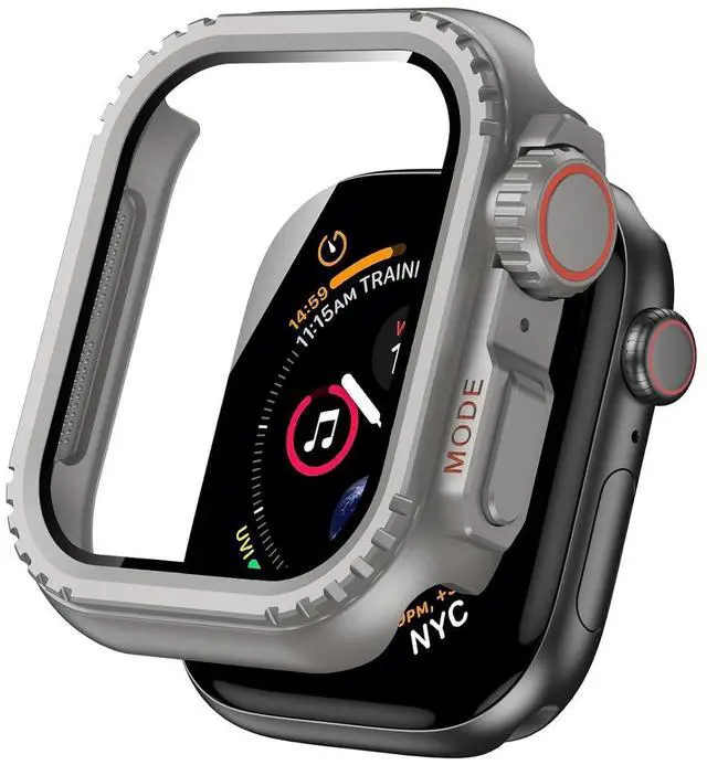 Main image of ELUTENG Metal Case for Apple Watch Durable Full-Coverage Stainless Steel Case Stylish and Aesthetic Compatible with Apple Watch Series 10 46mm