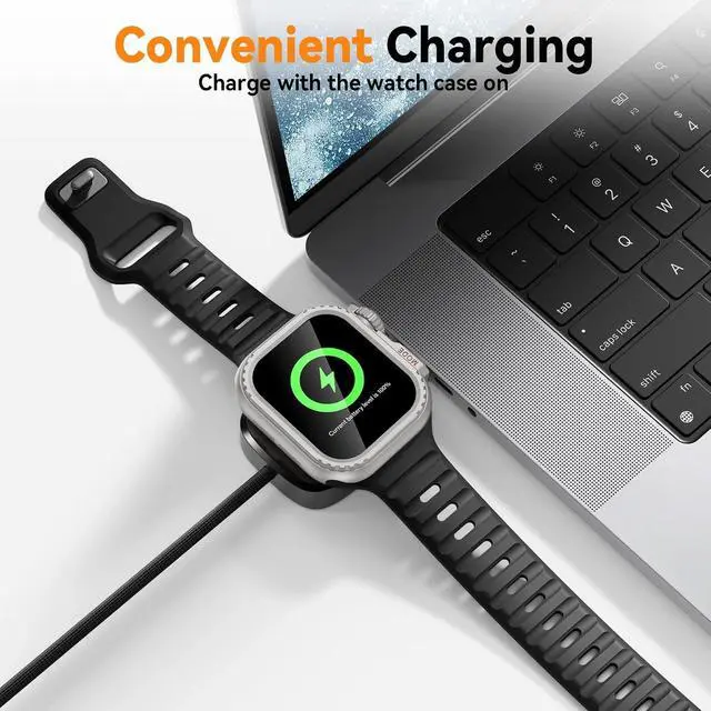 Alt view image 4 of 7 - ELUTENG Metal Case for Apple Watch Durable Full-Coverage Stainless Steel Case Stylish and Aesthetic Compatible with Apple Watch Series 10 46mm