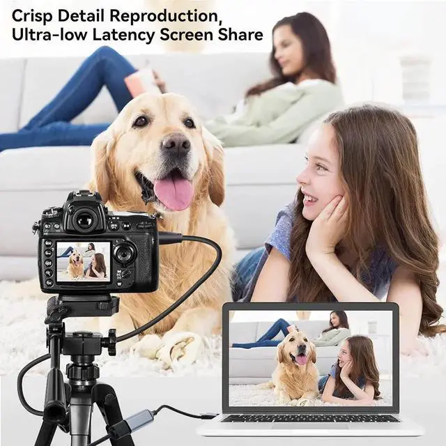 Alt view image 5 of 7 - ELUTENG Video Capture Card, 4K HDMI to 1080P USB-A/USB-C Video Recording Card for Gaming, Video Streaming, Conference & TV Recording, Compatible with Windows, Linux, Android