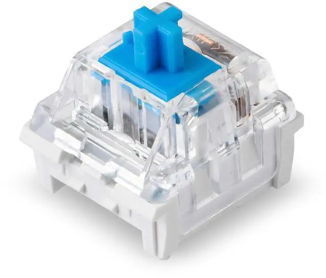 Main image of ELUTENG 110 PCS Switch Replacement 3 PIN Mechanical Keyboard Switches, Clicky, Accurate Typing, Dustproof,Universal Replacement Parts for Office and Gaming (Blue)