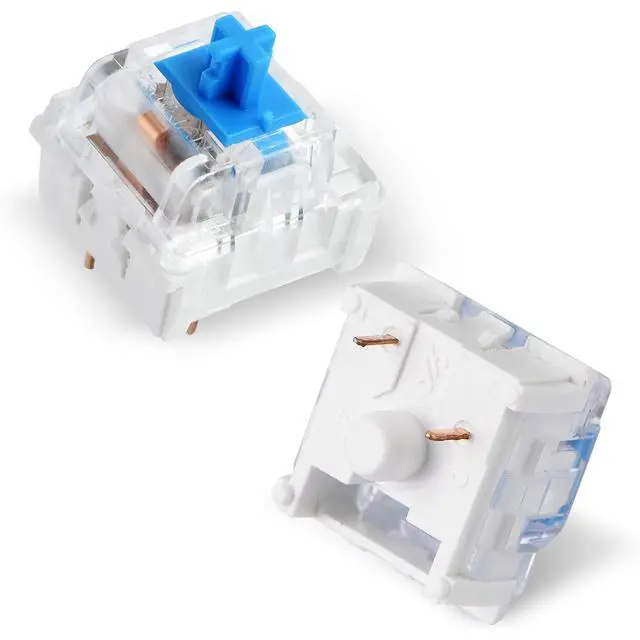 Alt view image 2 of 7 - ELUTENG 110 PCS Switch Replacement 3 PIN Mechanical Keyboard Switches, Clicky, Accurate Typing, Dustproof,Universal Replacement Parts for Office and Gaming (Blue)