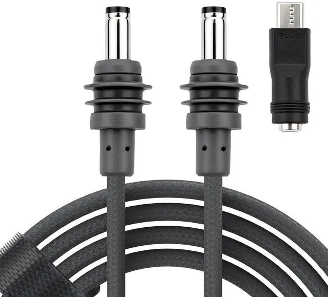 Main image of ELUTENG 84w Starlink Mini DC Cable 8ft with DC to USB-C Adapter 12V 7A DC5521 Waterproof Braided Male to Male Power Cord Durable Plug and Play Star Link Mini Type C to DC Replacement Cables