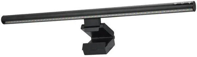 Main image of ELUTENG 50CM Screen Clip Light with Double-Sided Adhesive Pad Aluminum Alloy Asymmetric Light Source Touch Control Dimmable Color Sedentary Reminder Eye-Caring Desk Lamp for Home Office Study