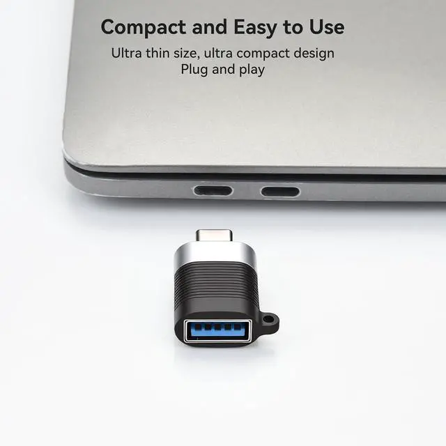 Alt view image 3 of 7 - ELUTENG USB C Various Adapter Kits with Side Angle, USB A/Micro USB/OTG 6Packs Type-C Diverse Converter for iPhone, iPad, Galaxy, Smartphones Tablets Laptops USB Connector Set