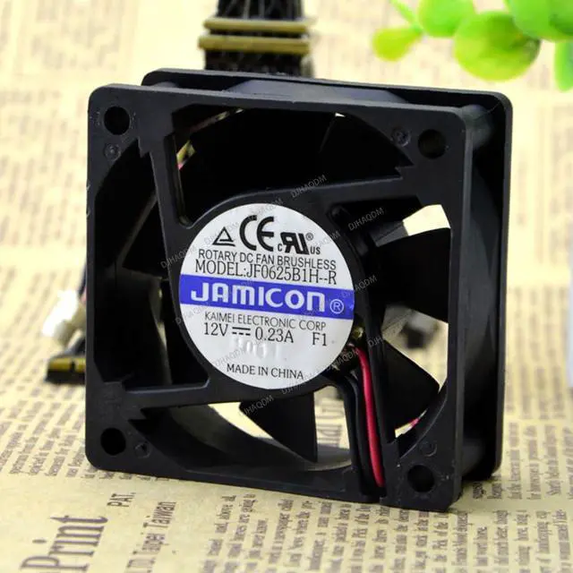 Main image of Compatible for JAMICON JF0625B1H-R 12V 0.23A 6025 2-Wire Cooling Fan