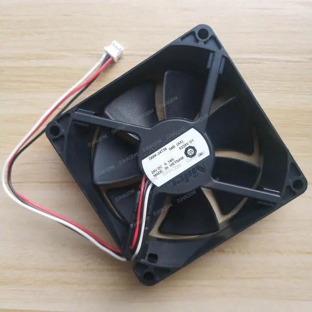 Alt view image 2 of 5 - Compatible for Nidec D08K-24TS6 04B (AX) 24V 0.14A 8025 80x80x25mm 3-Wire Cooling Fan