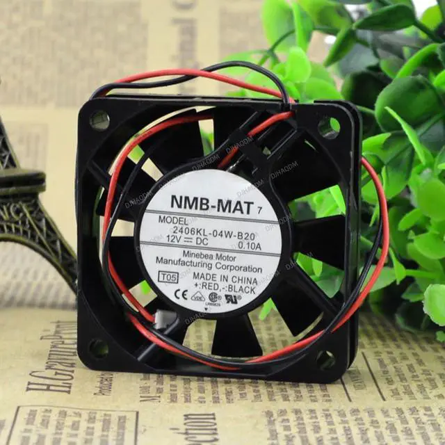 Main image of Compatible for NMB-MAT 2406KL-04W-B20 12V 0.10A 60x60x15mm 6015 2-Wire Cooling Fan