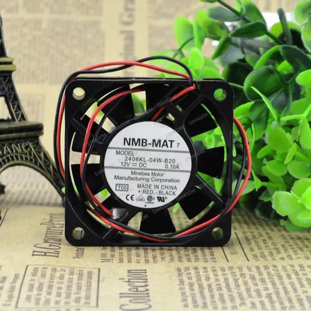 Alt view image 2 of 5 - Compatible for NMB-MAT 2406KL-04W-B20 12V 0.10A 60x60x15mm 6015 2-Wire Cooling Fan