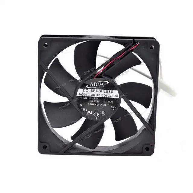 Main image of Compatible for ADDA AD12012DB257000 12V 0.13A 120x120x25mm 12025 2-Wire Cooling Fan