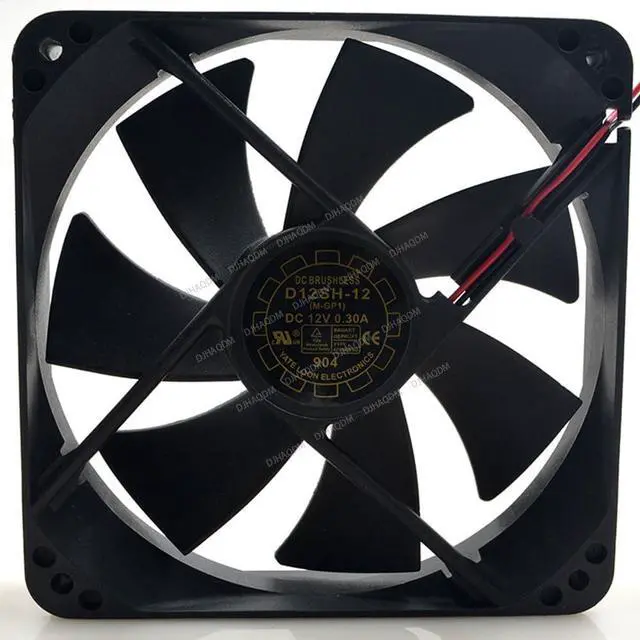 Main image of Compatible for Yate Loon D12SH-12 12V 0.30A 12025 12cm 2-Wire Cooling Fan