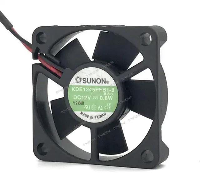 Alt view image 2 of 4 - Compatible for SUNON KDE1245PFB1-8 12V 0.8W 4.5cm 2-Wire Cooling Fan